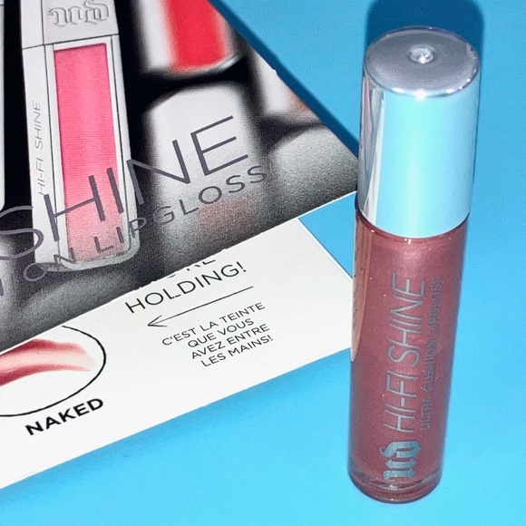 🎀 $9 - NAKED Urban Decay Hi-Fi Shine Ultra Cushion Lip Gloss Lipgloss Travel - Picture 1 of 12